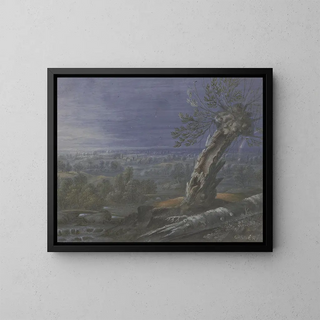 Johann Nikolaus Gassner - Weite Landschaft mit Regenbogen.webp