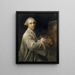 Autoportrait - Johann Nikolaus Grooth — kehystetty taideteos seinällä