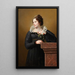 Portrait de Florentina Troclet-Fautz - Johann Peter Krafft — kehystetty taideteos seinällä