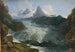 Johann Peter Krafft - Le Glacier du Rhône — näkymä teoksesta