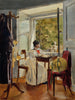 Marie Krafft à son bureau - Johann Peter Krafft — näkymä teoksesta