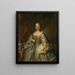 Portrait d'Anne de Hanovre, prinsessa ja Orangen prinsessa, kuningas Guillaume IV:n puoliso - Johann Valentin Tischbein — kehystetty taideteos seinällä
