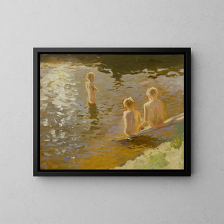 Johann WalterKurau - Boys Bathing.webp