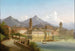 Riva-maalaus Garda-järvellä - Johann Wilhelm Jankowsky — näkymä teoksesta