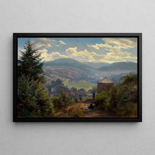 Johann Wilhelm Schirmer - Das Oberbeuerner Tal vom Ccilienberg aus Vormittag.webp