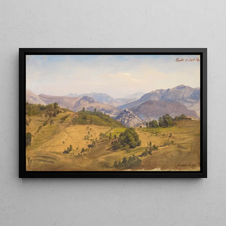 Johann Wilhelm Schirmer - Landschaft bei Civitella mit Blick nach Norden auf Rocca Canterano.webp