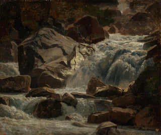 Johann Wilhelm Schirmer - Schweizer Bergbach.webp
