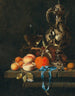 Abricots, pêches et autres fruits avec verre et pichet - Johannes Borman — näkymä teoksesta