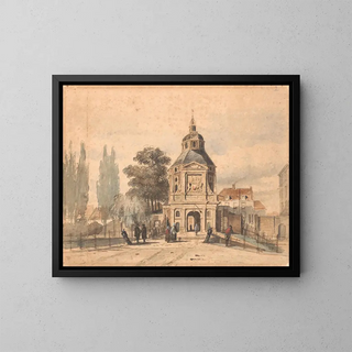 Johannes Bosboom - Wittevrouwenpoort in Utrecht.webp