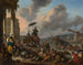 Port sur la Méditerranée - Johannes Lingelbach — näkymä teoksesta