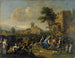 Fête de paroisse - Johannes Lingelbach — näkymä teoksesta