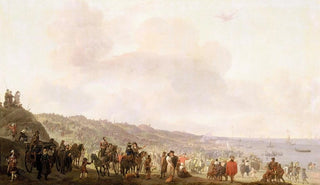 Johannes Lingelbach - The Departure of Charles II 16301685 from Scheveningen2 June 1660.webp