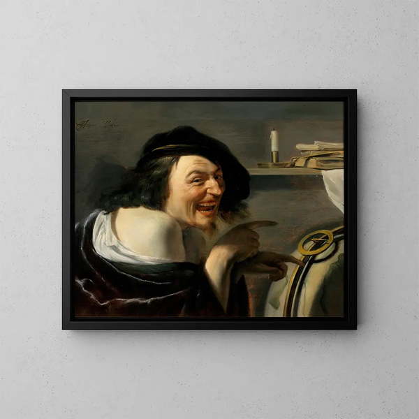 Démocrite - Johannes Paulus Moreelse — kehystetty taideteos seinällä