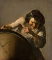 Démocrite, naurava filosofi - Johannes Paulus Moreelse — näkymä teoksesta