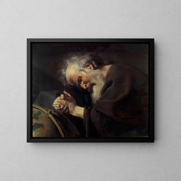 Héraclite - Johannes Paulus Moreelse — kehystetty taideteos seinällä