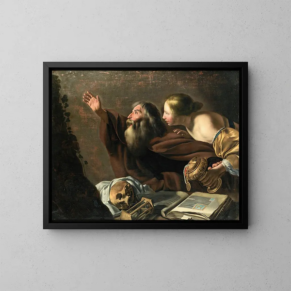 Vanité - Johannes Paulus Moreelse — kehystetty taideteos seinällä