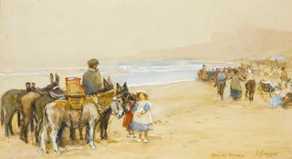 John Atkinson - Donkey Rides On Whitley Sands.webp