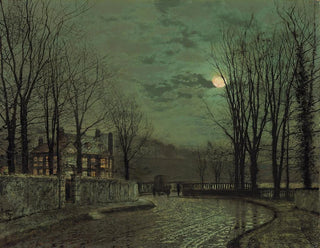 Lune de novembre - John Atkinson Grimshaw — näkymä teoksesta