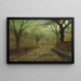 Stapleton Parkin maalaus lähellä Pontefractia - John Atkinson Grimshaw — kehystetty taideteos seinällä