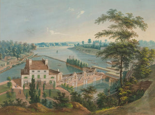 John Caspar Wild - Water works in Fairmount Park Philadelphia.webp