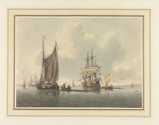John Cleveley the younger - A Calm Day in the Anchorage.webp