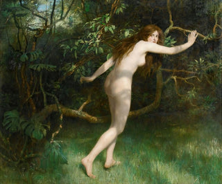 Ève - John Collier — näkymä teoksesta
