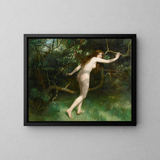 Ève - John Collier — kehystetty taideteos seinällä
