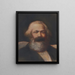 Karl Marx - John Collier — kehystetty taideteos seinällä