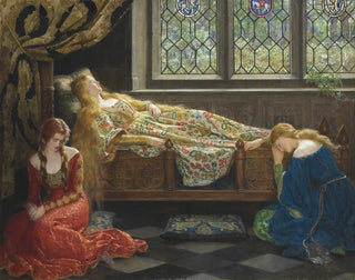La Belle au bois dormant - John Collier — näkymä teoksesta