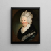 Portrait de Mme Dobbyn - John Comerford — kehystetty taideteos seinällä