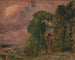 Une vue à Hampstead par temps orageux - John Constable — näkymä teoksesta