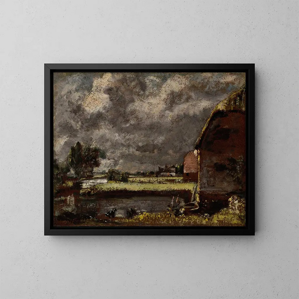 Näkymä Stour-joen rannoilta - John Constable — kehystetty taideteos seinällä