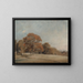 Syksyinen maisema East Bergholtista - John Constable — kehystetty taideteos seinällä