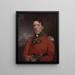 Capitaine Richard Gubbins - John Constable — kehystetty taideteos seinällä