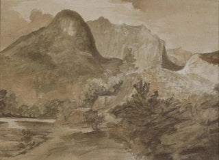 Rocher du château, Borrowdale - John Constable — näkymä teoksesta