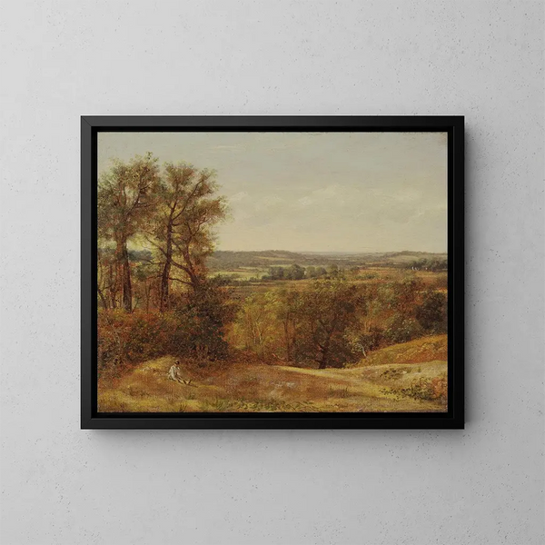 Vallée de Dedham - John Constable — kehystetty taideteos seinällä
