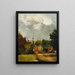 Église d'East Bergholt - John Constable — kehystetty taideteos seinällä