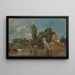 Moulin de Flatford - John Constable — kehystetty taideteos seinällä