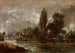 Harnhamin siltamaisema, Salisbury - John Constable — näkymä teoksesta