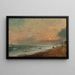 Hove-rannan maalaus - John Constable — kehystetty taideteos seinällä