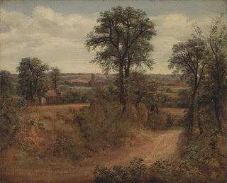 Allée près de Dedham - John Constable — näkymä teoksesta