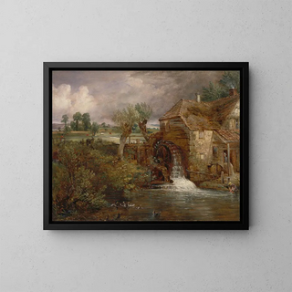 Moulin de Parham à Gillingham - John Constable — kehystetty taideteos seinällä