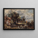 luonnos Lehmänlasta varten - John Constable — kehystetty taideteos seinällä