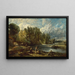 Moulin de Stratford - John Constable — kehystetty taideteos seinällä