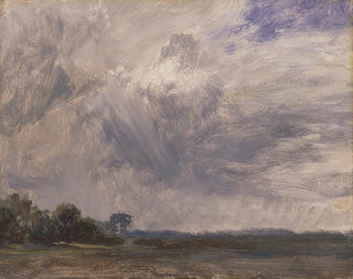 Tutkimus pilvistä taivaasta - John Constable — näkymä teoksesta