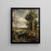 La vallée de Dedham - John Constable — kehystetty taideteos seinällä