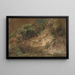 Sous-bois-maalaus - John Constable — kehystetty taideteos seinällä