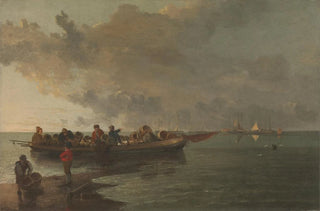 John Crome - A Barge with a Wounded Soldier.webp