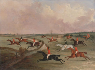 John Dalby - The Quorn Hunt in Full Cry Second Horses.webp