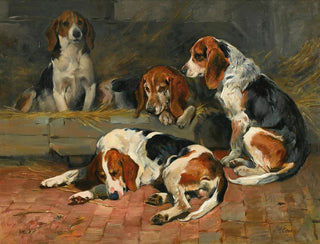 Les Beagles, pères de la meute - John Emms — näkymä teoksesta